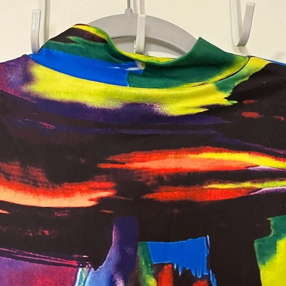 SHEIN Slayer Plus size Women Bodycon dress Fluid Print size 2XL - Picture 7 of 16